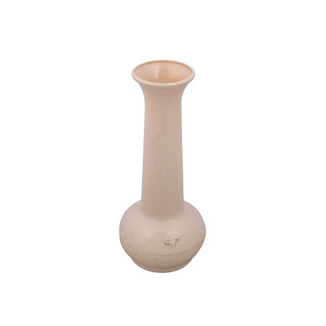 BUD VASE-Pale Plastic Pink Vase