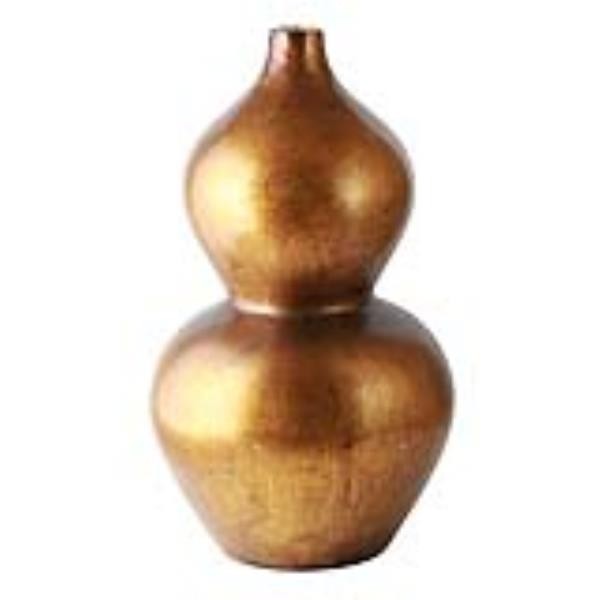 VASE-22H COPPER BI BULBOUS