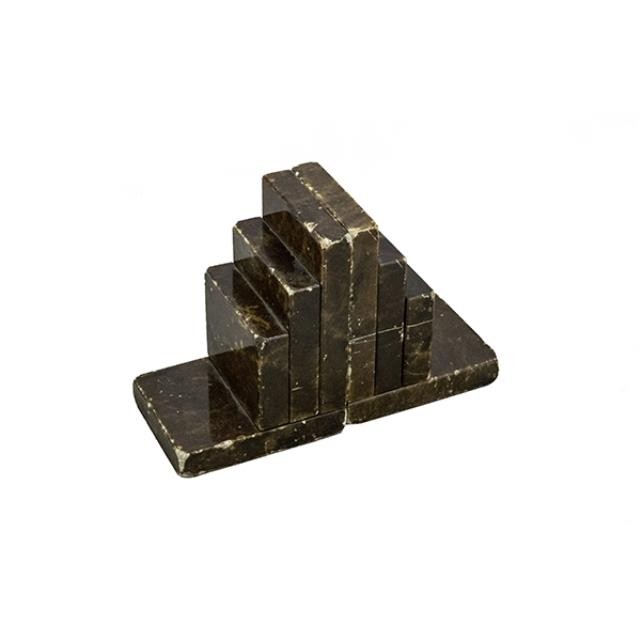 BOOKEND-Brown Marble Steps
