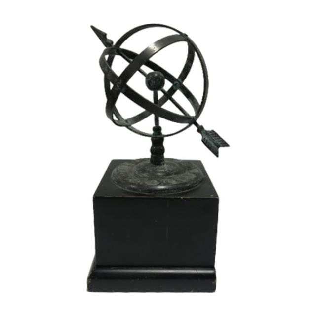 BOOKEND-PR-SUNDIAL-RUSTIC-BLK