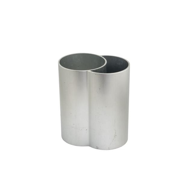 VASE-Double Silver Metal