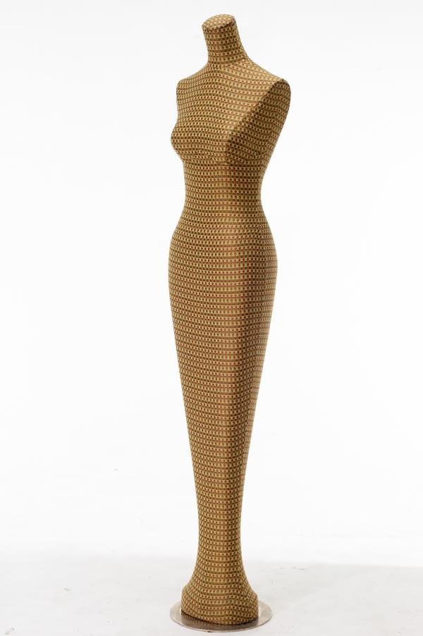 MANNEQUIN-GOLD/GREEN X" FABRIC