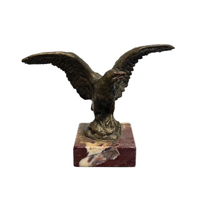 STATUE-BRASS EAGLE ON BASE
