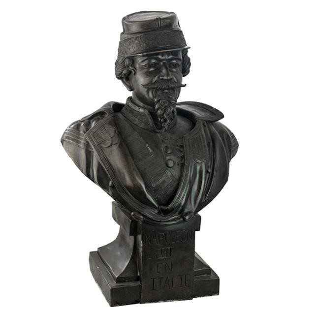 STATUE-Bronze Napolian III Bust