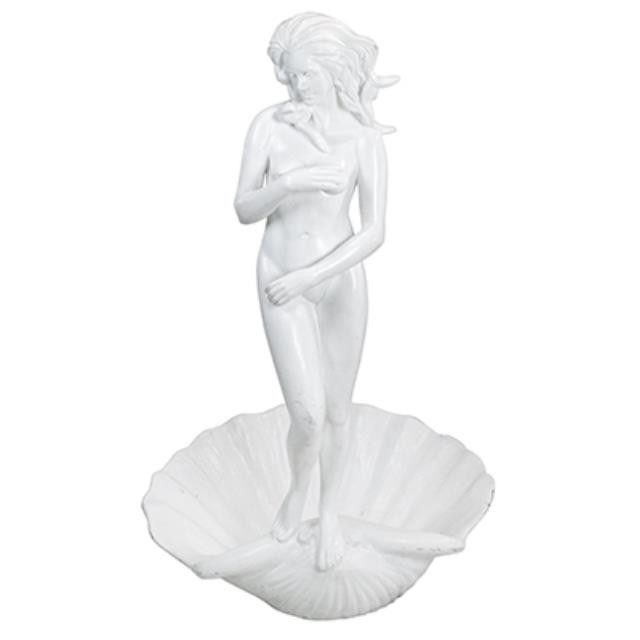 STATUE-8'-WHITE-VENUS IN SHELL