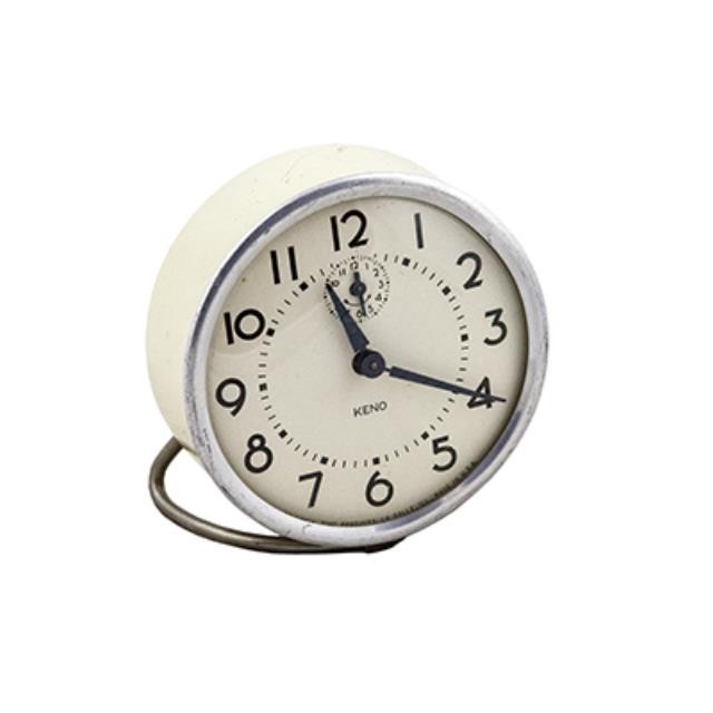 CLOCK-ALARM-KENO-OFF WHITE