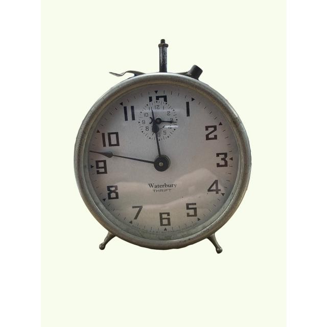 CLOCK-ALARM ROUND CHROME FRAME