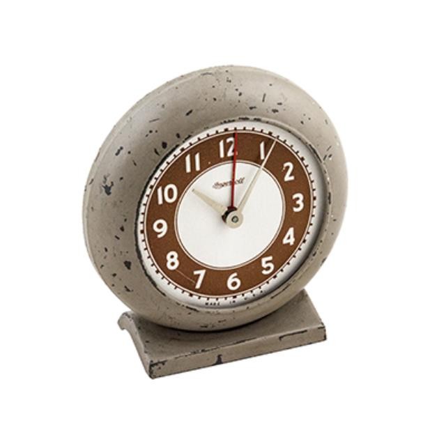 CLOCK-METAL-ANTIQUE