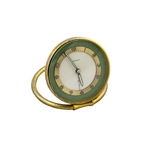 CLOCK-ALARM ROUND-METAL