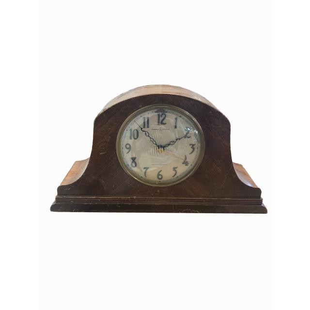 CLOCK-MANTEL WALNUT GENERAL EL