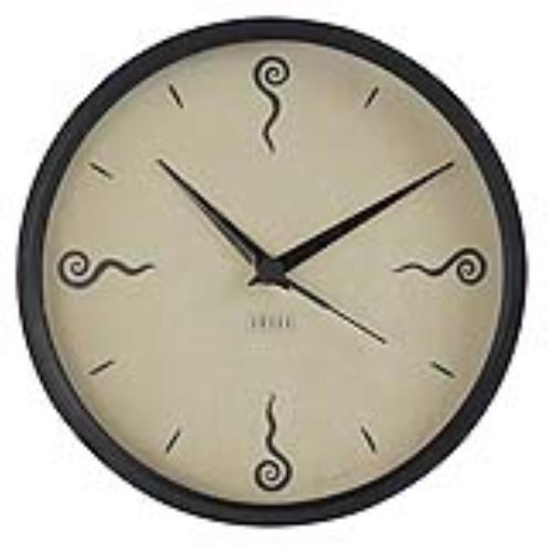 CLOCK-WALL-12"PURPLE GLOW BAND