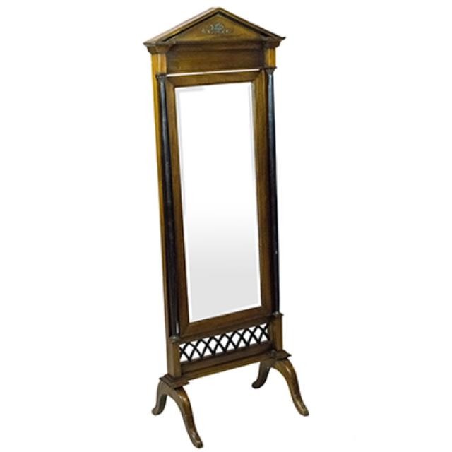 MIRROR-CHEVAL-BLK COLUMN-E