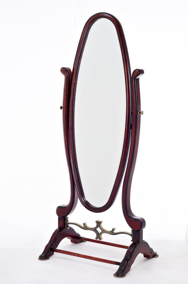 MIRROR-CHEVAL-5'H-OVAL-WDFRM