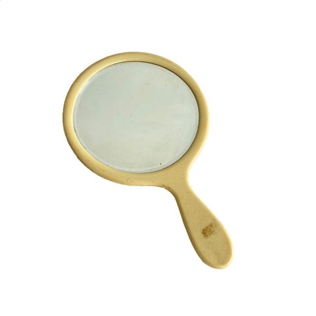 (56020040)MIRROR-SILVER HANDHELD-ANTIQUE