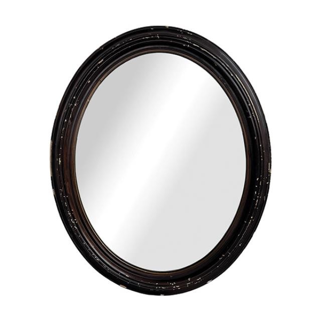 MIRROR-WALL 28X34OV MAHOGANY