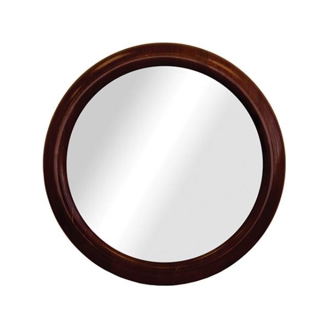 MIRROR-WALL WOOD WHT/SLV