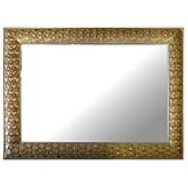 MIRROR-WALL-GLD/SLV-SMALL LEAV