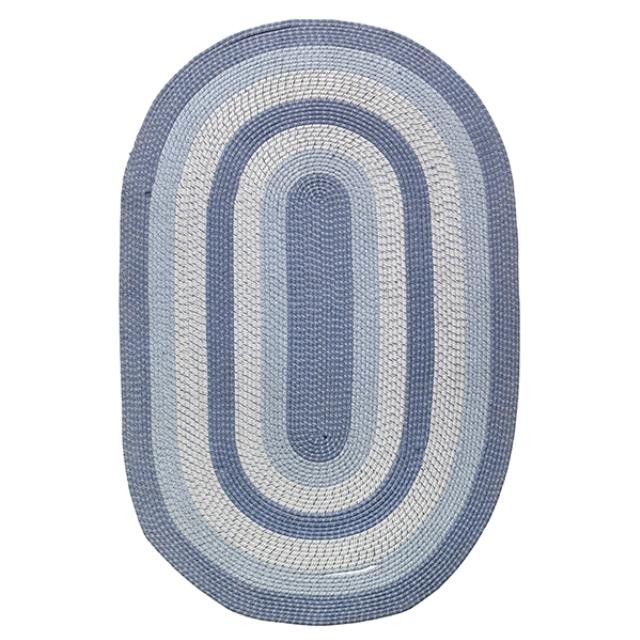 RUG-5X8-OV-BRAIDED-BLUE SHADES