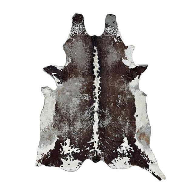 RUG-COWHIDE-BRN W/WHT LINE DOWN CENTER