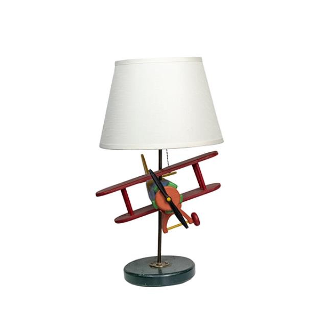 CHILDREN's LAMP-WOODEN PLANE