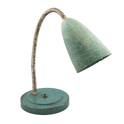 LAMP-GOOSENECK 50'S AQUA SILVE