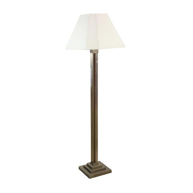 LAMP-FL-60H-BRASS-PYRAMID BASE