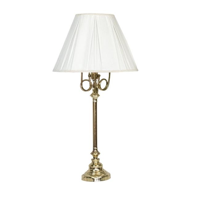 TABLE LAMP-BRASS 3 CANDLE