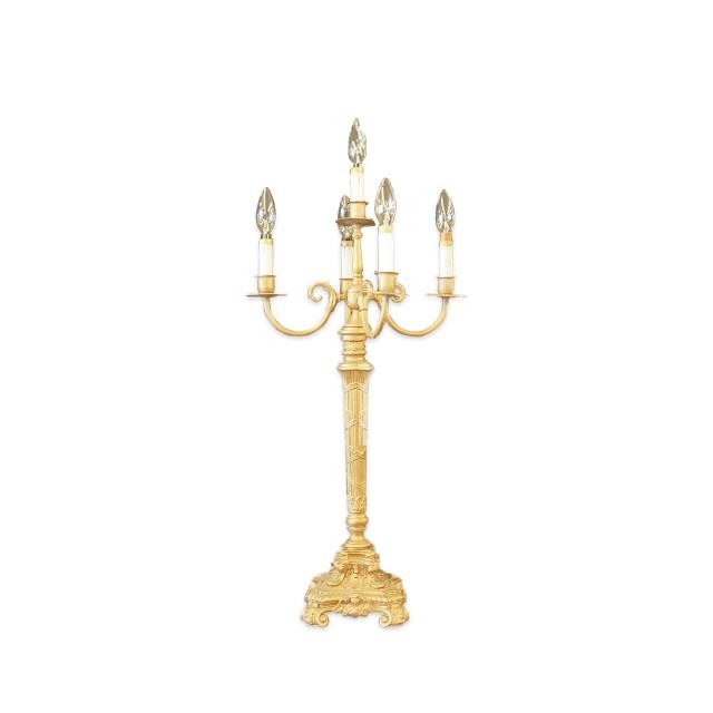 LAMP-TBL-PR-33H-GLD CANDLEABRA