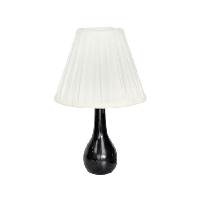 TABLE LAMP-Black Tear Drop Shape