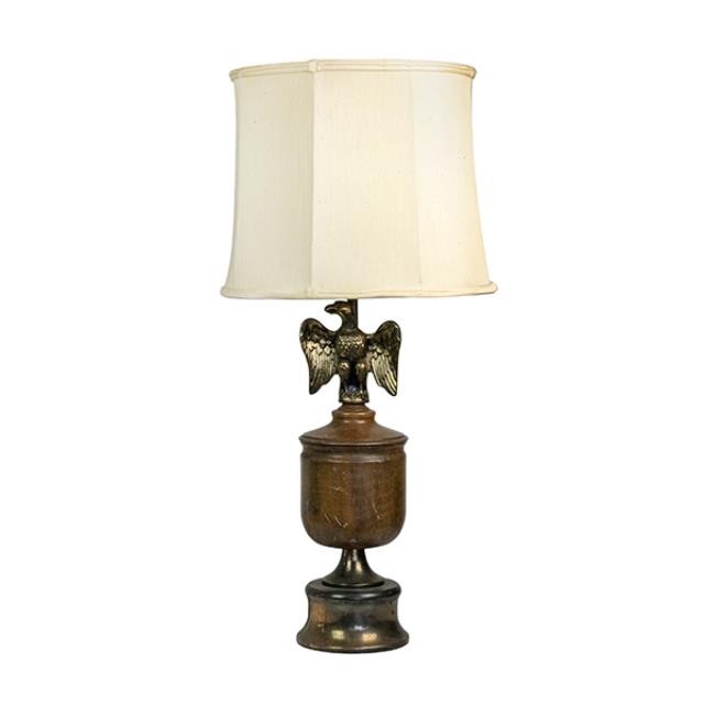 TABLE LAMP-Vintage/Eagle on Brass Urn