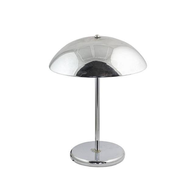 TABLE LAMP-Shiny Chrome Dome Shade