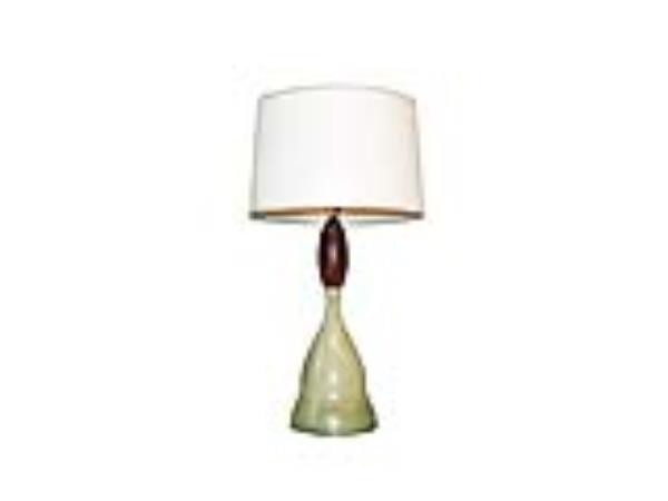 LAMP-TBL-PR-31H-GREEN CERAMIC