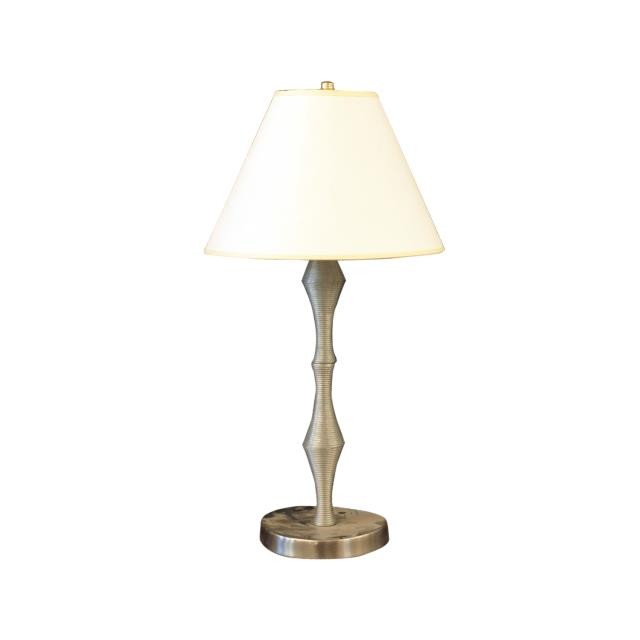 LAMP-TBL-PR-27H SILV RIBBD