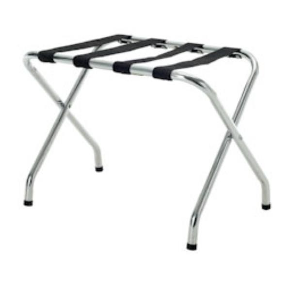 LUGGAGE-RACK-CHROME BASE-BLK S