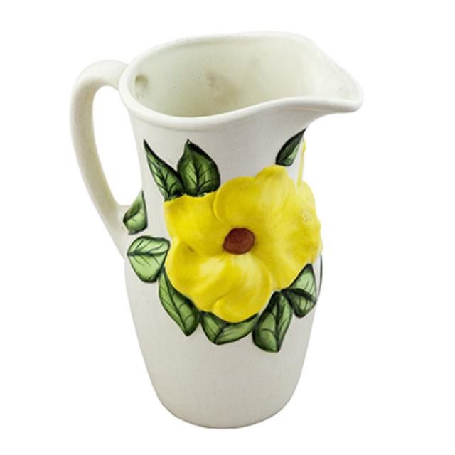 PITCHER-WHITE W/LG YELLOW FLOW