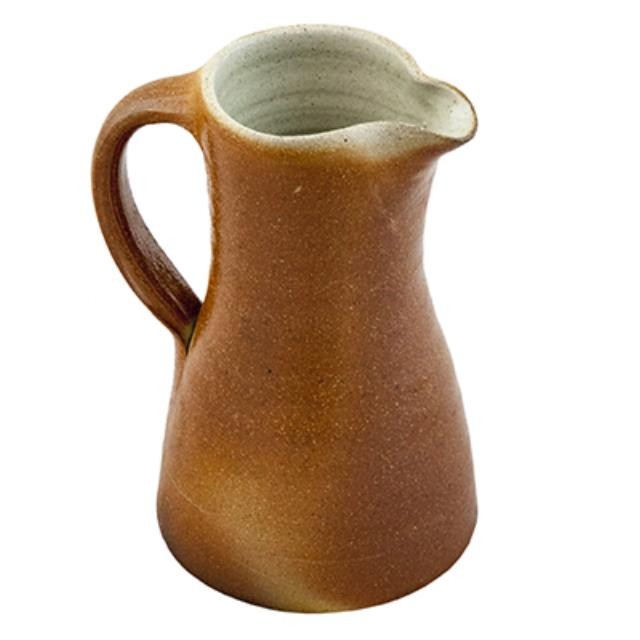 PITCHER-BROWN SALTGLAZE 7"