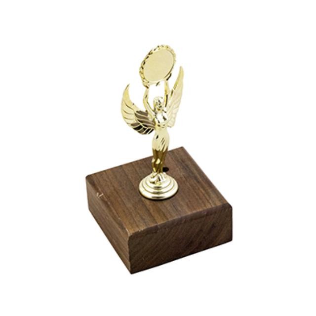 Trophy-Angel holding disc abov