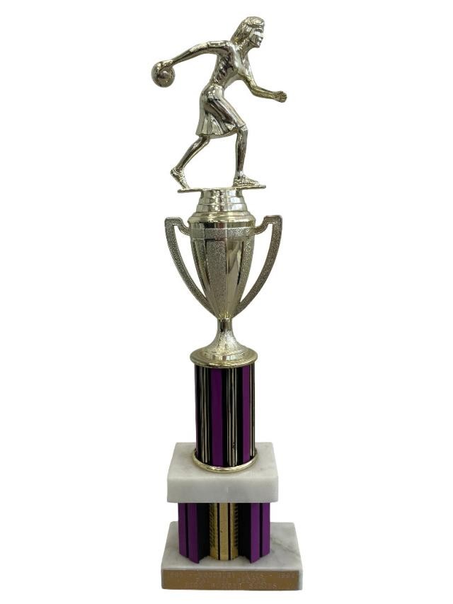 Trophy-Bowling Woman Purple/Bl