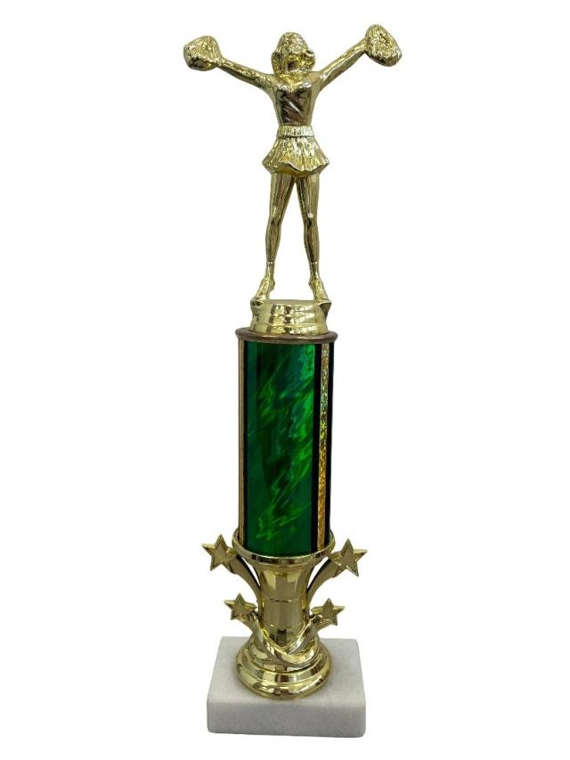 Trophy-Girl Cheerleader Green/