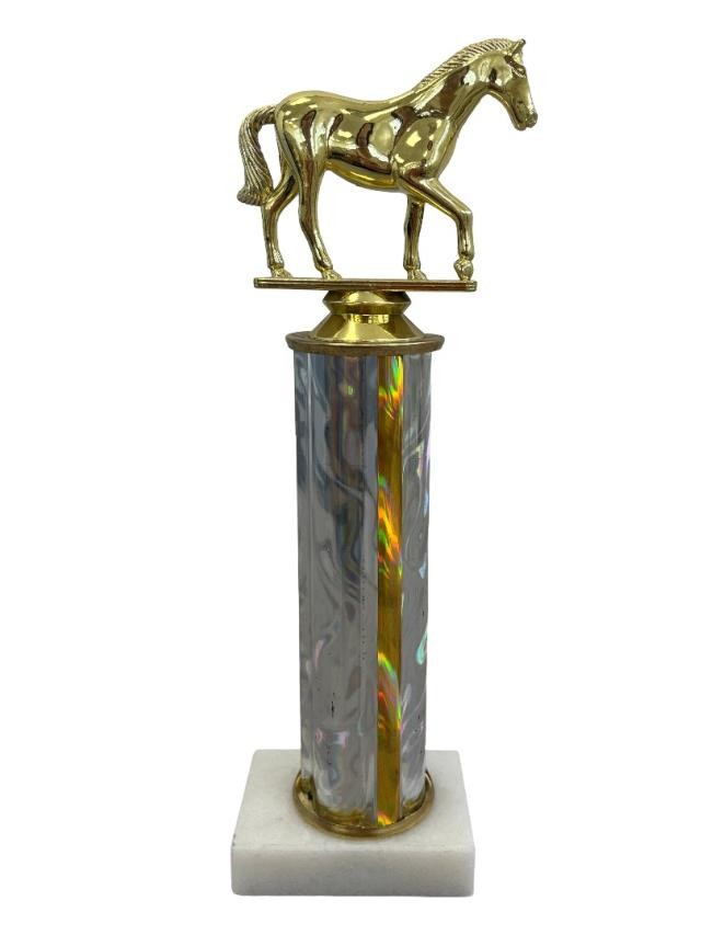Trophy-Horse Gold with White B