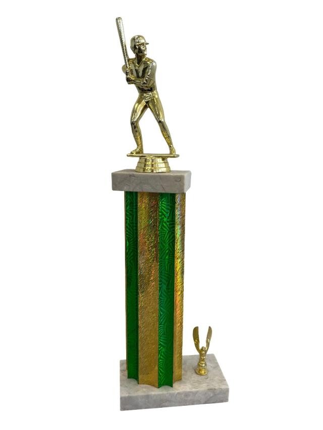 Trophy Baseball Male Grn/Gold