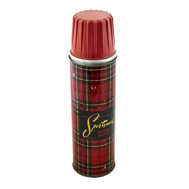 THERMOS-RED TARTAN