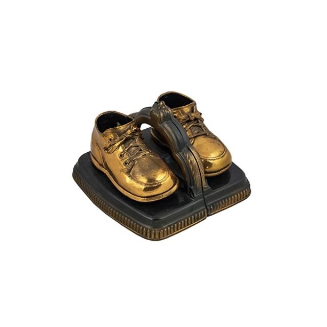 BOOKEND-Bronzed Baby Shoe (Pair)
