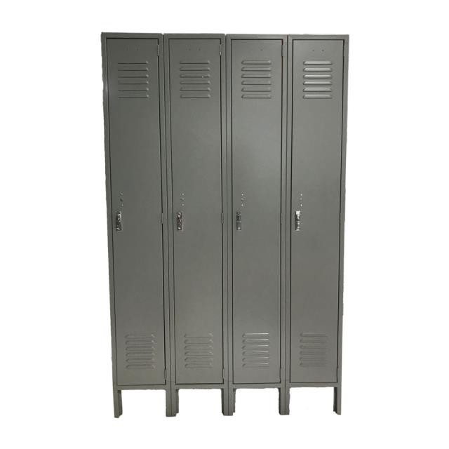 LOCKERS-(4) Door-Gray Metal