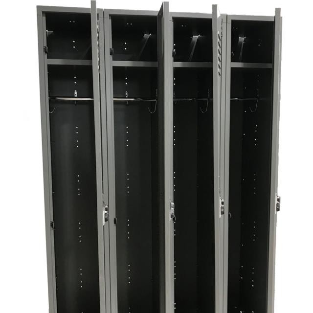 LOCKERS-(4) Door-Gray Metal