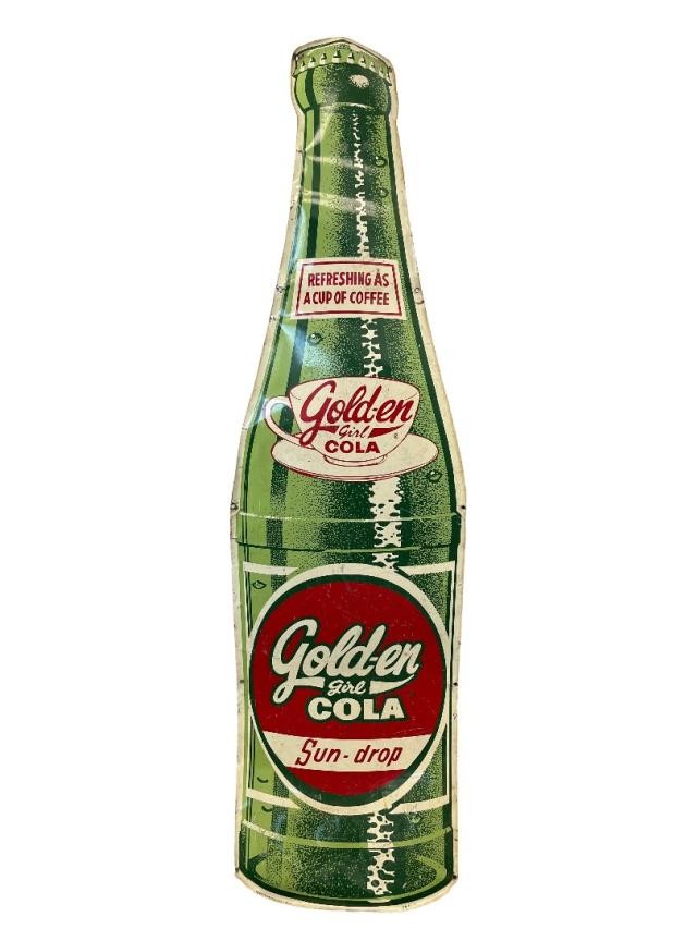SIGN-METAL-PTD-GOLDEN COLA-60H