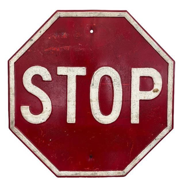 SIGN-STOP SIGN-24"D