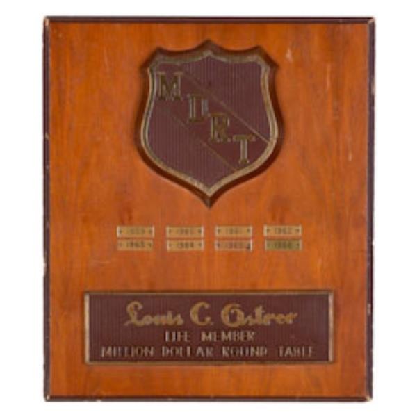 PLAQUE-WOOD-LOUIS C OSTRER