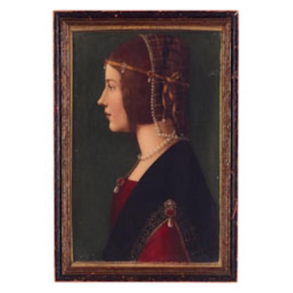 PRINT-FR-POTRAIT-WOMAN W/JEWEL