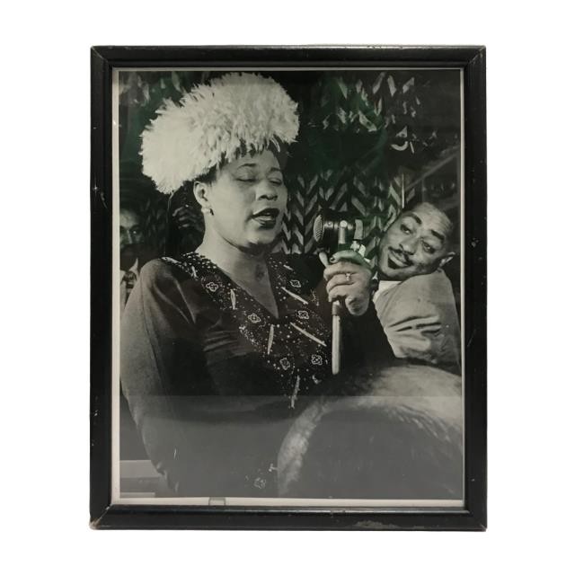 PRINT-8X10-ELLA FITZGERALD-BLK